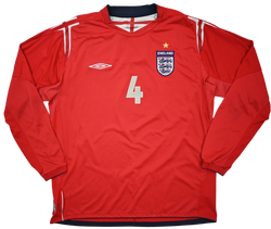2004-06 ENGLAND *GERRARD* LONGSLEEVE L