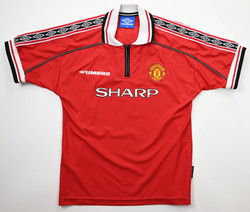 1998-00 MANCHESTER UNITED *COLE* SHIRT XL. BOYS