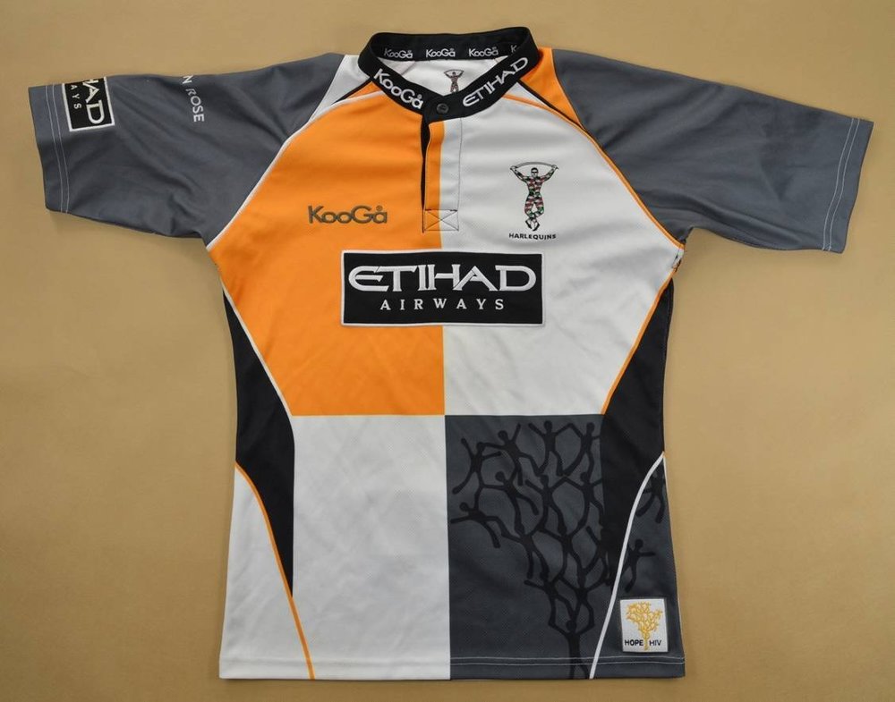 NEC HARLEQUINS RUGBY SHIRT S