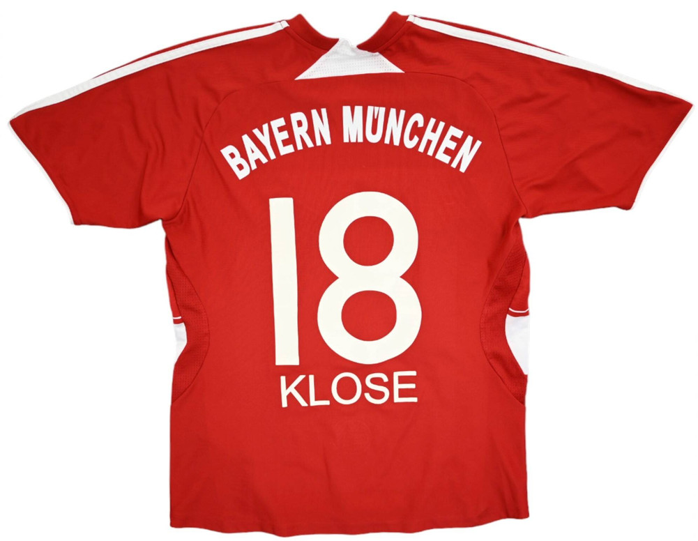 2007-08 BAYERN MUNCHEN *KLOSE* SHIRT XL. BOYS