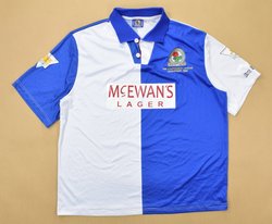 1994-95 BLACKBURN ROVERS 1995 CHAMPIONS SHIRT 2XL