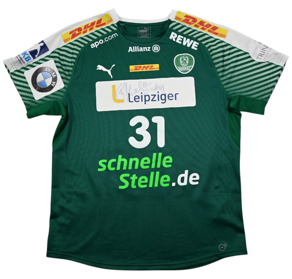 SC DHFK LEIPZIG *MESCHKE* HANDBALL KOSZULKA XL