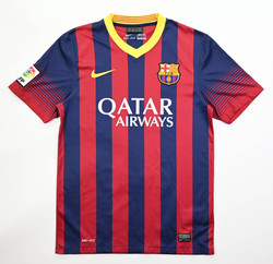 2013-14 FC BARCELONA *A. INIESTA* SHIRT S