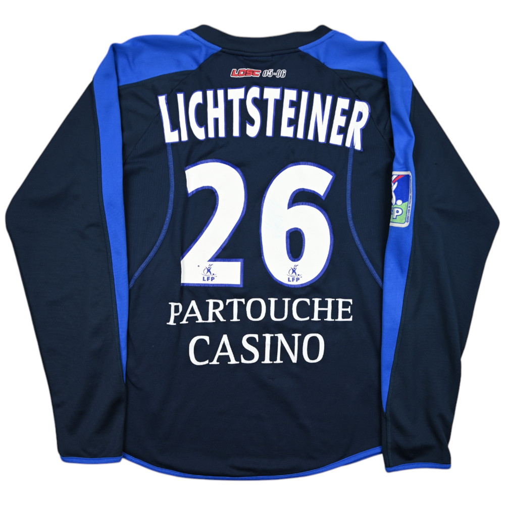 2004-05 LILLE OSC *LICHTSTEINER* PLAYER ISSUE LONGSLEEVE M/L