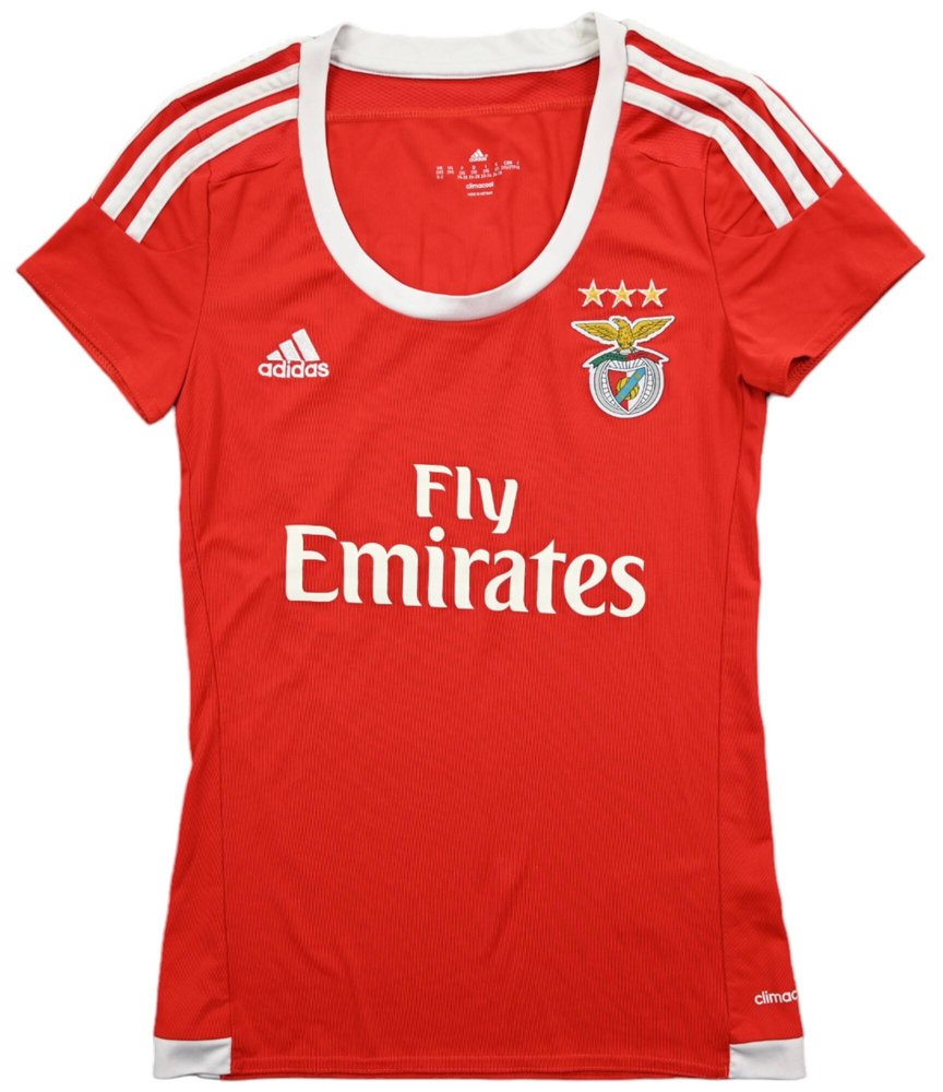 2015-16 SL BENFICA SHIRT WOMENS 2XS