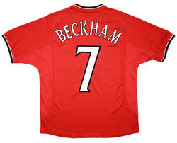 2000-02 MANCHESTER UNITED *BECKHAM* KOSZULKA M