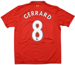 2012-13 LIVERPOOL *GERARD* SHIRT L