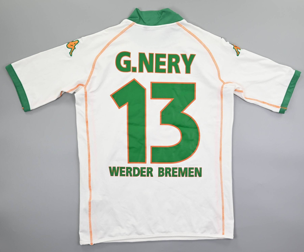 2005-06 WERDER BREMEN *G. NERY* SHIRT S