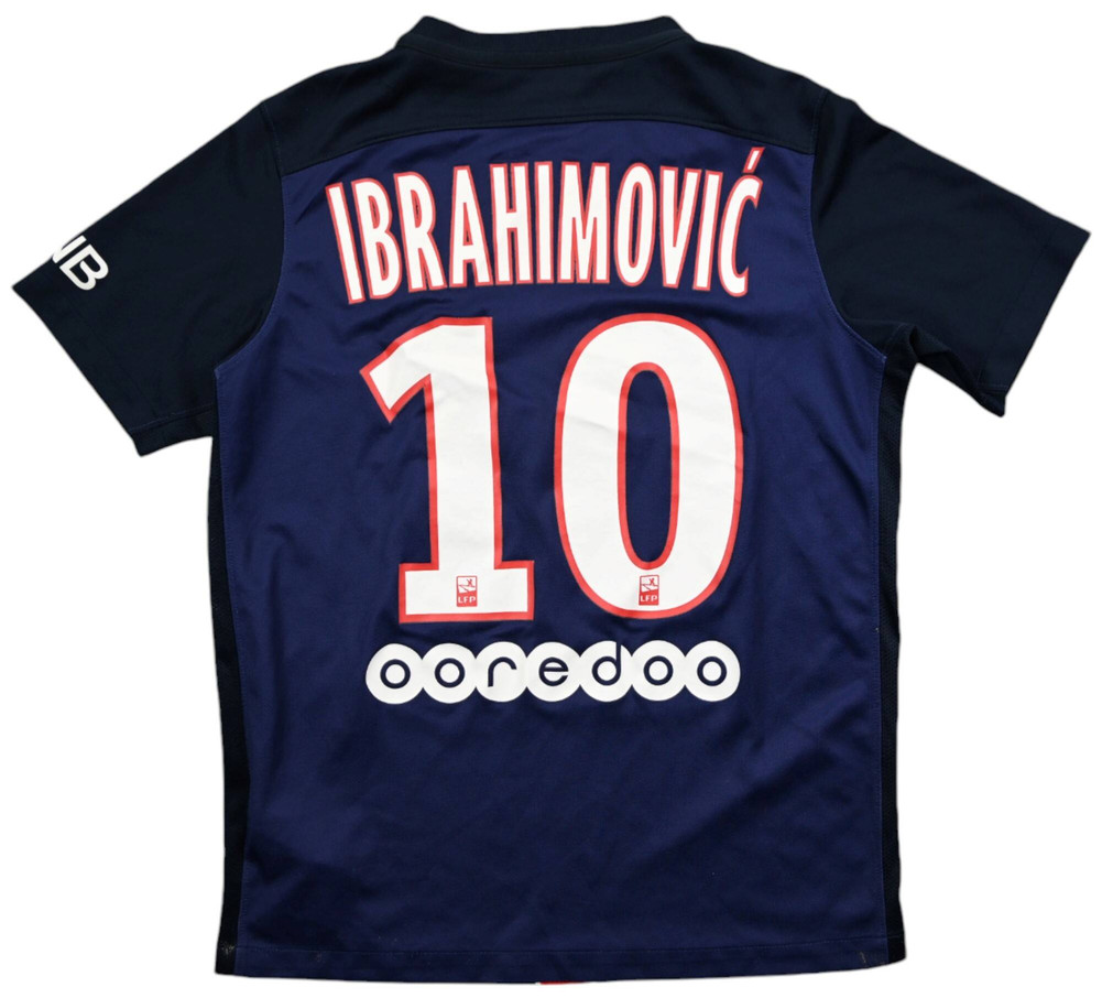 2015-16 PARIS SAINT-GERMAIN *IBRAHIMOVIC* SHIRT L. BOYS