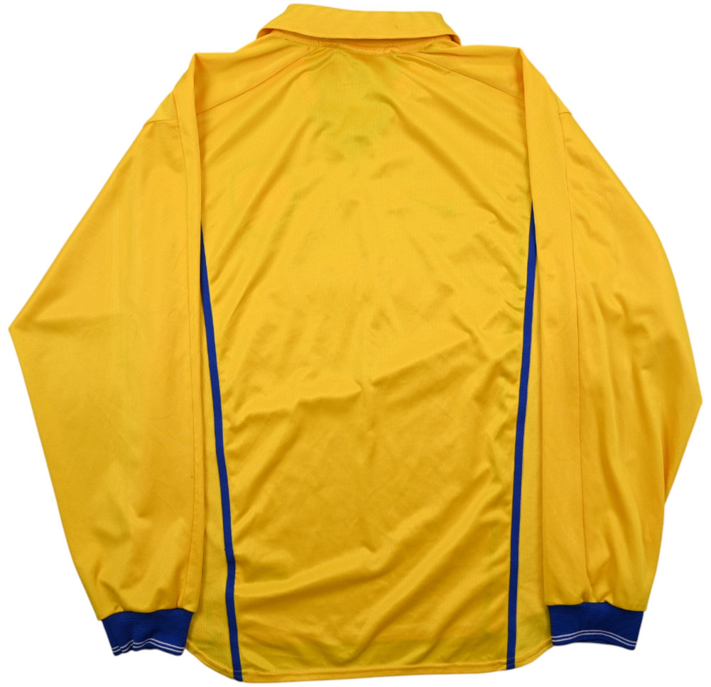 2000-02 LEEDS UNITED LONGSLEEVE SHIRT M