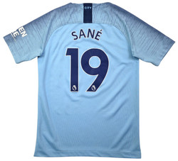 2018-19 MANCHESTER CITY *SANE* SHIRT M. BOYS