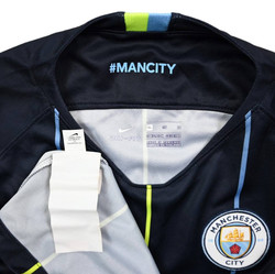 2018-19 MANCHESTER CITY SHIRT XL. BOYS