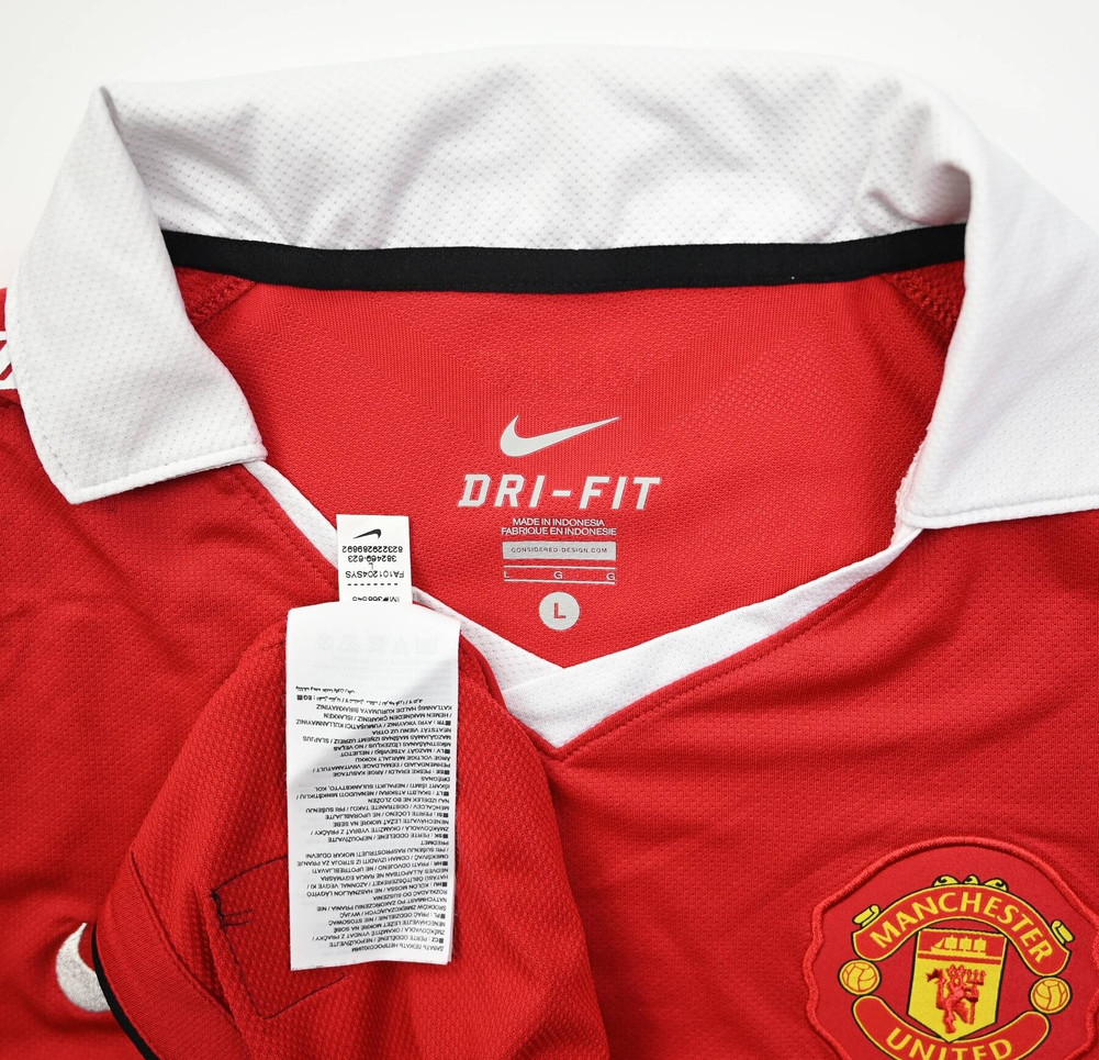 2010-11 MANCHESTER UNITED SHIRT L