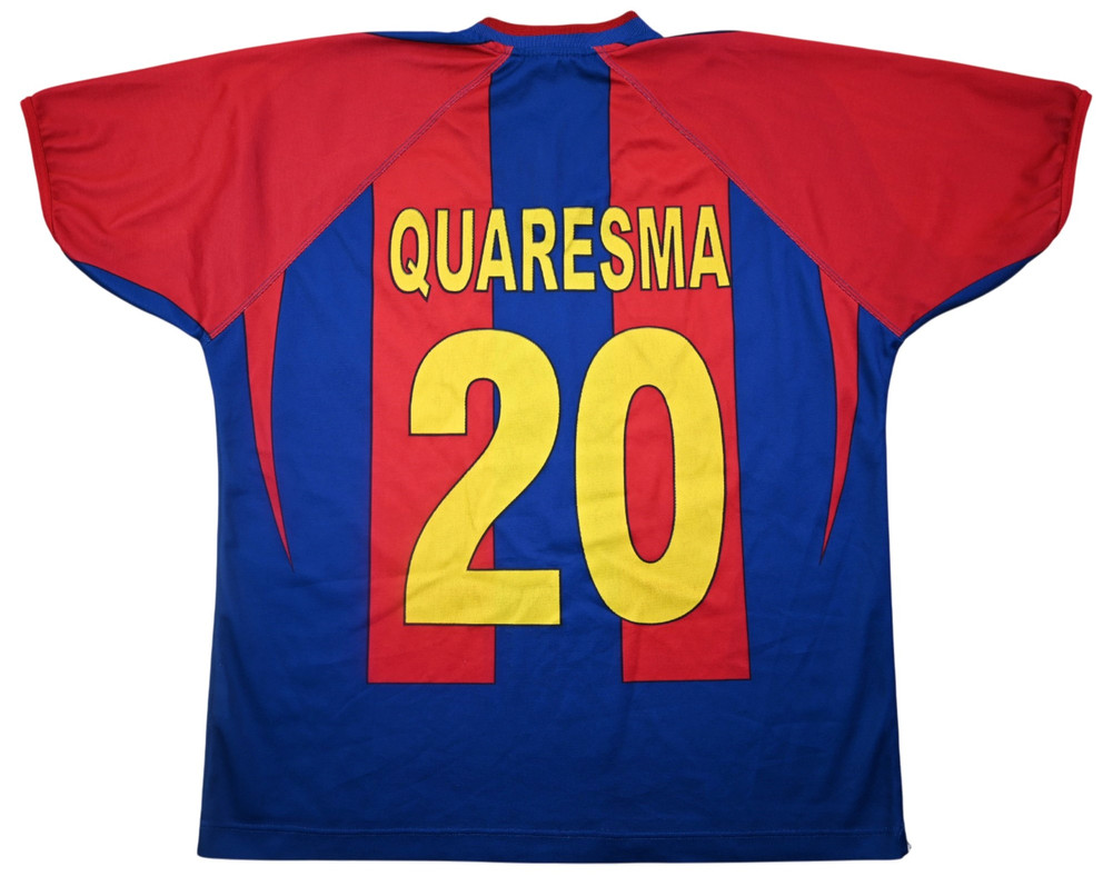 2002-03 BARCELONA *QUARESMA* KOSZULKA S