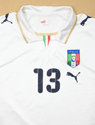 2007-08 ITALY #13 PLAYER ISSUE LONGSLEEVE SHIRT XL