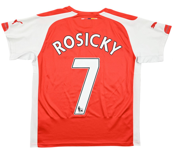 2014-15 ARSENAL *ROSICKY* SHIRT XL. BOYS 