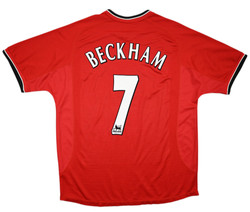 2000-02 MANCHESTER UNITED *BECKHAM* SHIRT XL