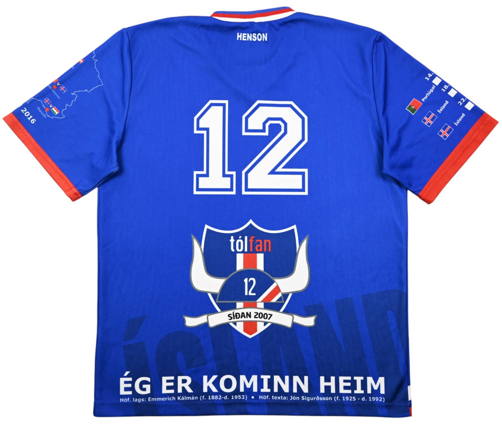 ICELAND FAN SHIRT KOSZULKA L