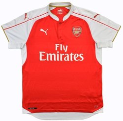 2015-16 ARSENAL LONDON *RAMSEY* SHIRT XL