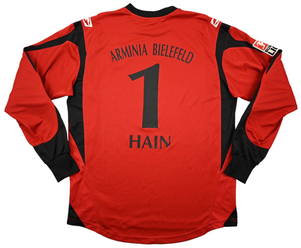 2008-09 ARMINIA BIELEFELD *HAIN* GOALKEEPER LONGSLEEVE SHIRT L/XL