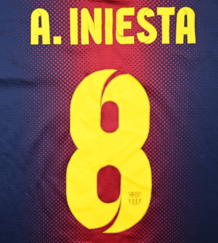 2012-13 BARCELONA *A. INIESTA* KOSZULKA M