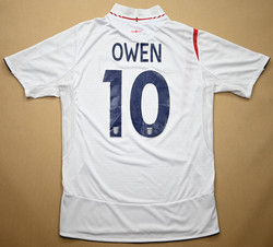 2005-07 ENGLAND *OWEN* SHIRT S
