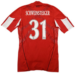 2010-11 BAYERN MUNCHEN *SCHWEINSTEIGER* PLAYER ISSUE KOSZULKA L