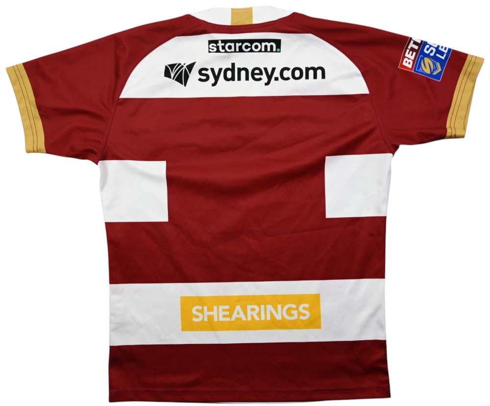 WIGAN WARRIORS RUGBY SHIRT L