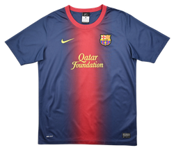 2012-13 FC BARCELONA SHIRT XL. BOYS