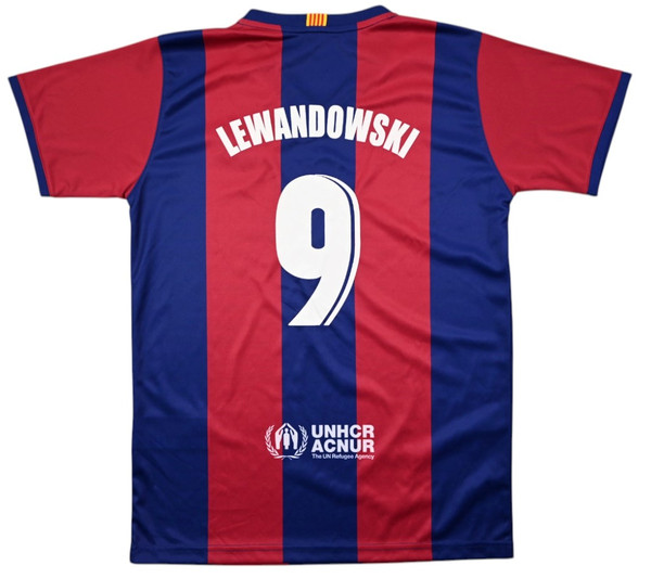 2023-24 BARCELONA *LEWANDOWSKI* SHIRT XL. BOYS