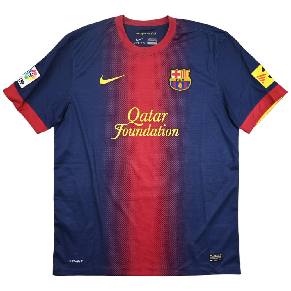 2012-13 FC BARCELONA *INIESTA* SHIRT L