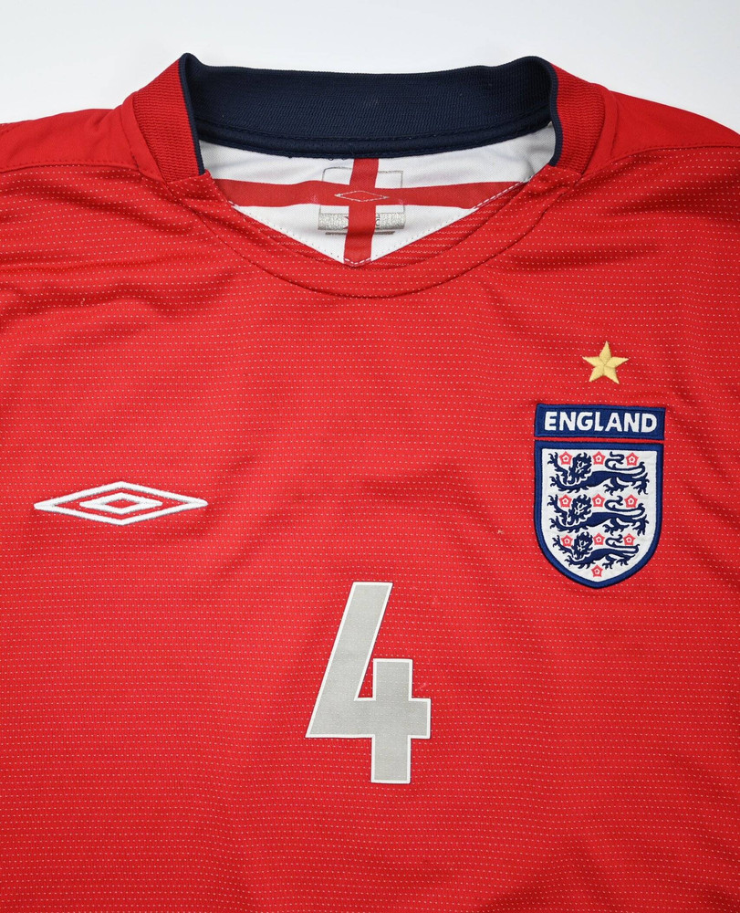 2004-06 ENGLAND *GERRARD* LONGSLEEVE XL