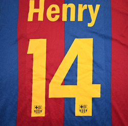 2006-07 FC BARCELONA *HENRY* SHIRT L