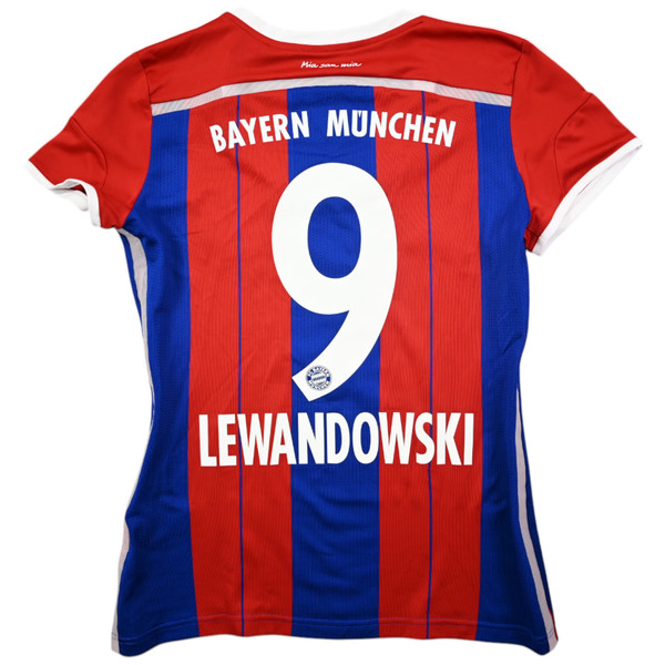 2014-15 BAYERN MUNCHEN *LEWANDOWSKI* SHIRT WOMENS L