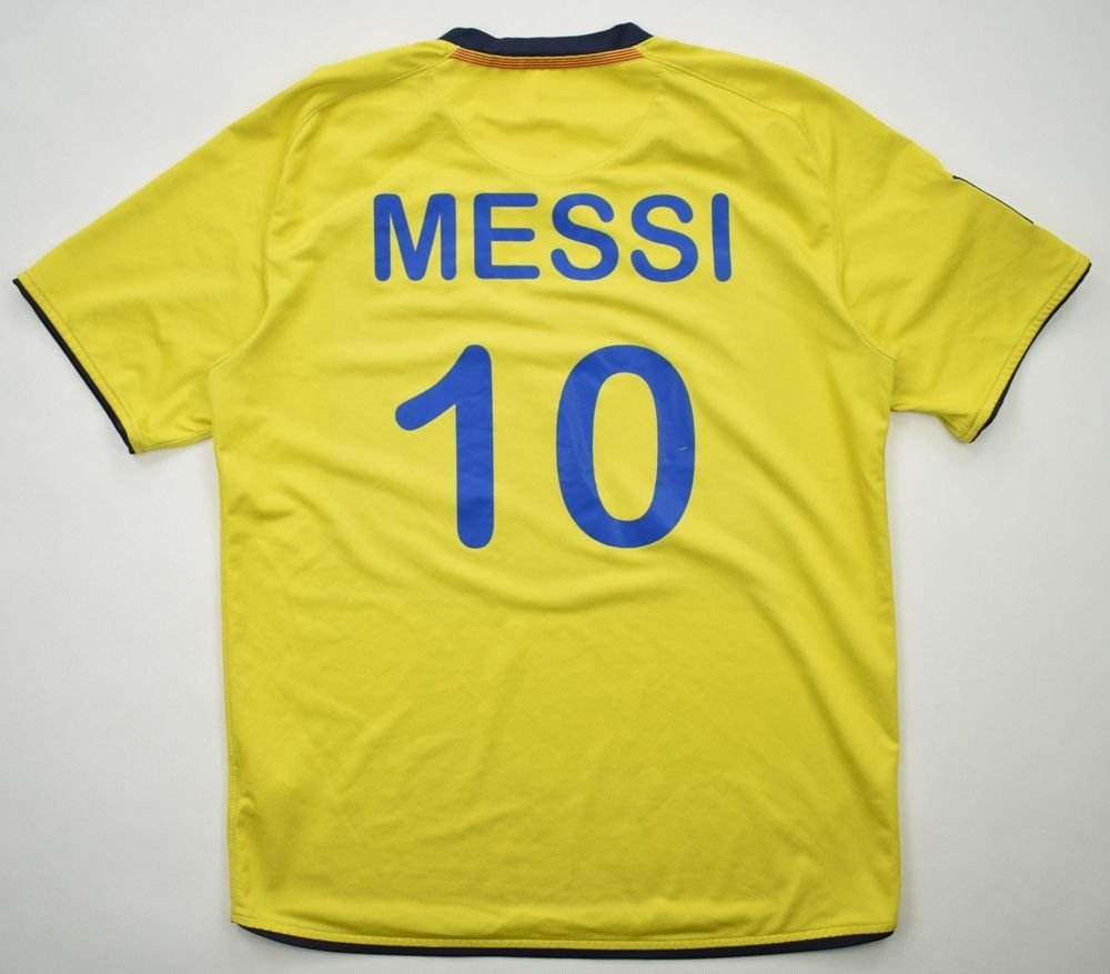 2008-10 FC BARCELONA *MESSI* SHIRT M