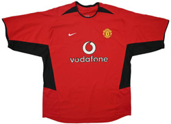 2002-04 MANCHESTER UNITED *BLANC* KOSZULKA XL