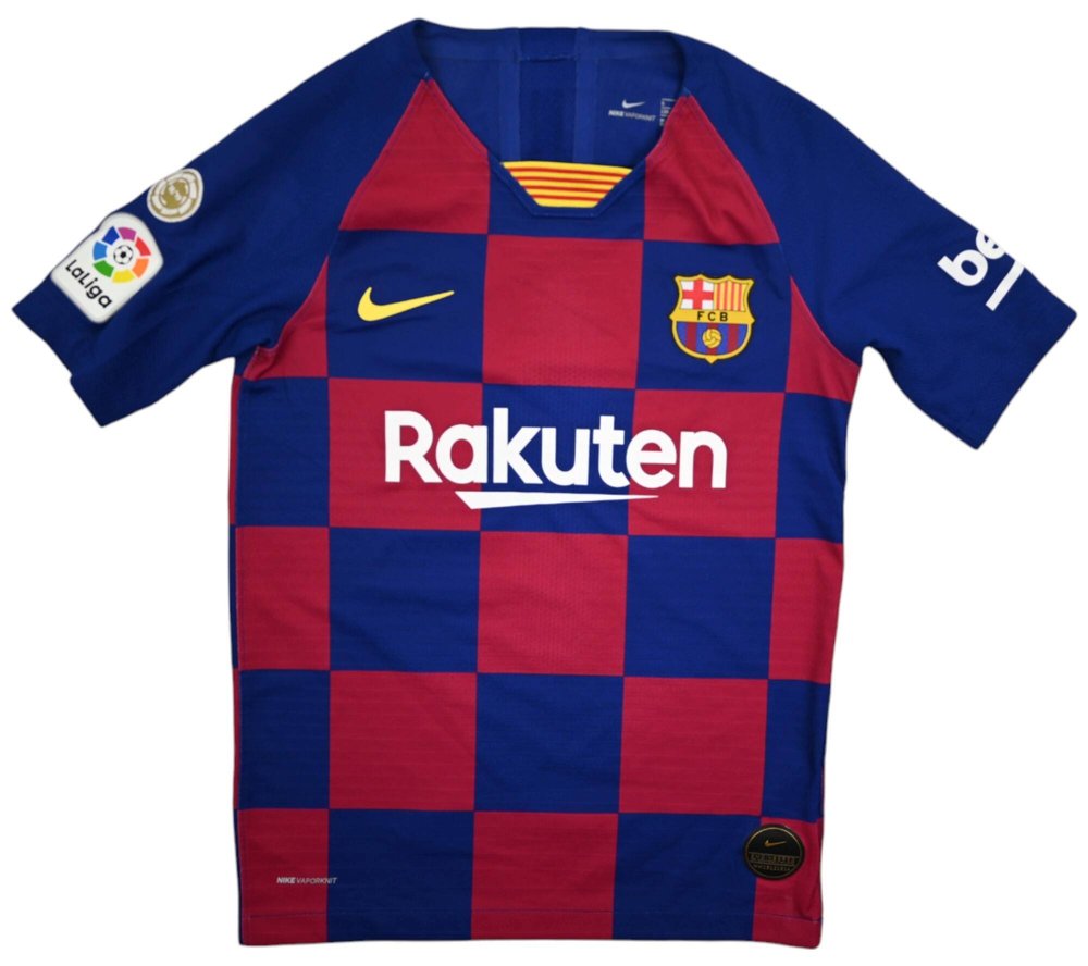 2019-20 FC BARCELONA VAPORKNIT PLAYER ISSUE SHIRT S. BOYS