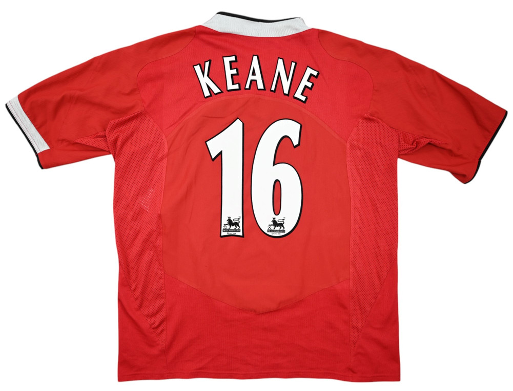 2004-06 MANCHESTER UNITED *KEANE* SHIRT XL