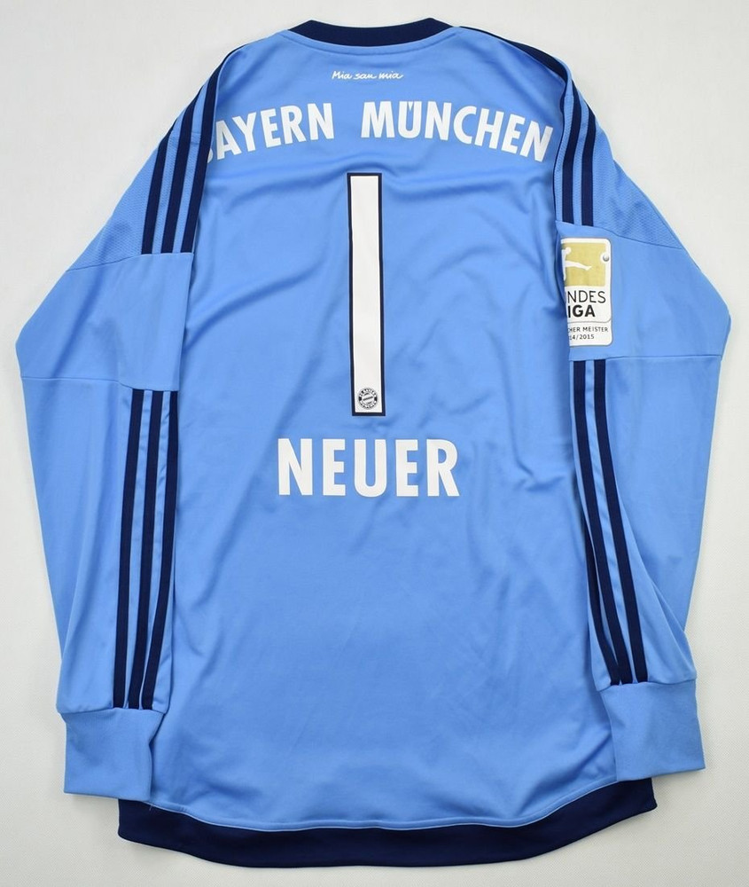 2015-16 BAYERN MUNICH GK *NEUER* KOSZULKA S