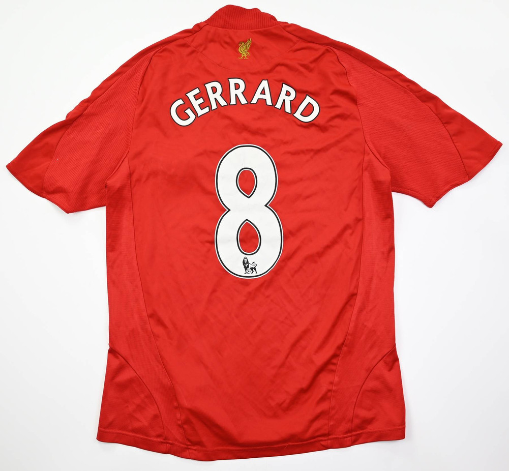 2008-10 LIVERPOOL *GERRARD* SHIRT S