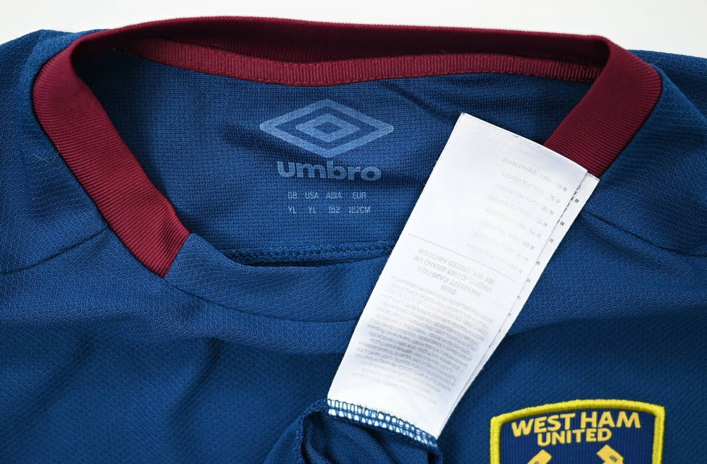 2014-15 WEST HAM UNITED *ANDERSON* LONGSLEEVE SHIRT L. BOYS