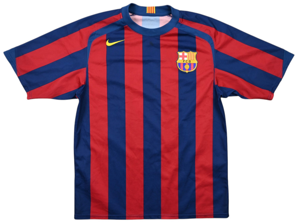 2005-06 BARCELONA *RONALDINHO* SHIRT S