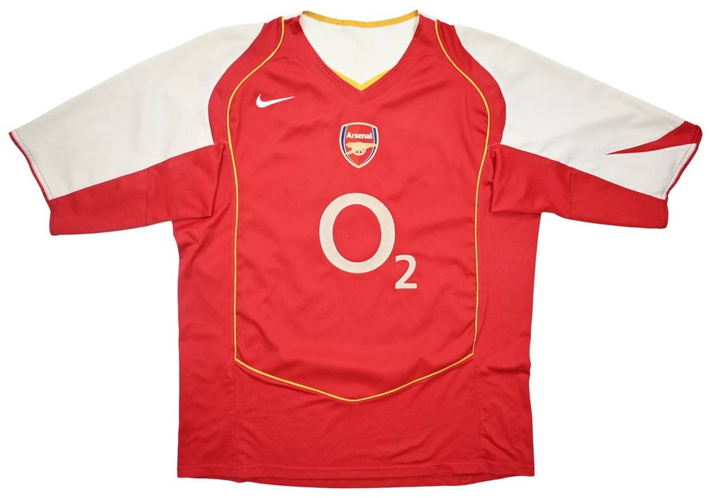 2004-05 ARSENAL LONDON SHIRT XL