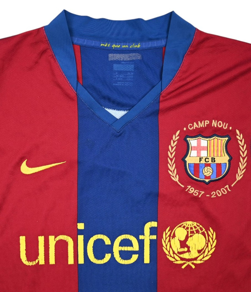 2007-08 BARCELONA *RONALDINHO* KOSZULKA S