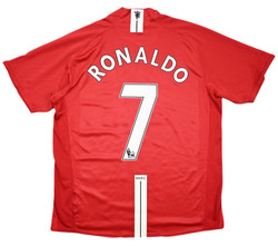 2007-09 MANCHESTER UNITED *RONALDO* KOSZULKA L