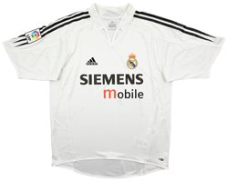 2004-05 REAL MADRID SHIRT M