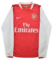 2006-08 ARSENAL LONDON LONGSLEEVE SHIRT S