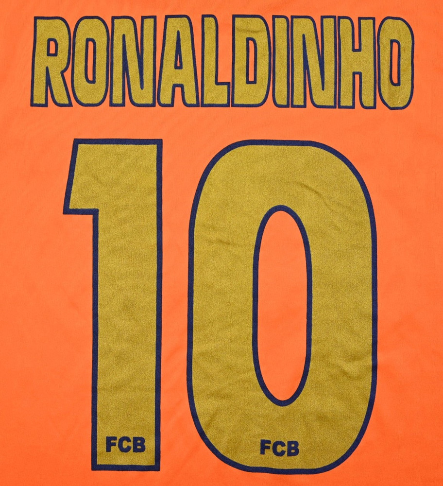 2006-07 BARCELONA *RONALDINHO* SHIRT L