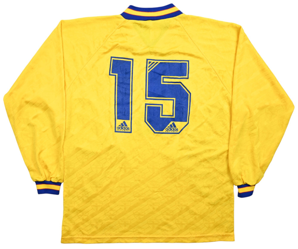 1994-96 SWEDEN #15 PLAYER ISSUE LONGSLEEVE SHIRT XL