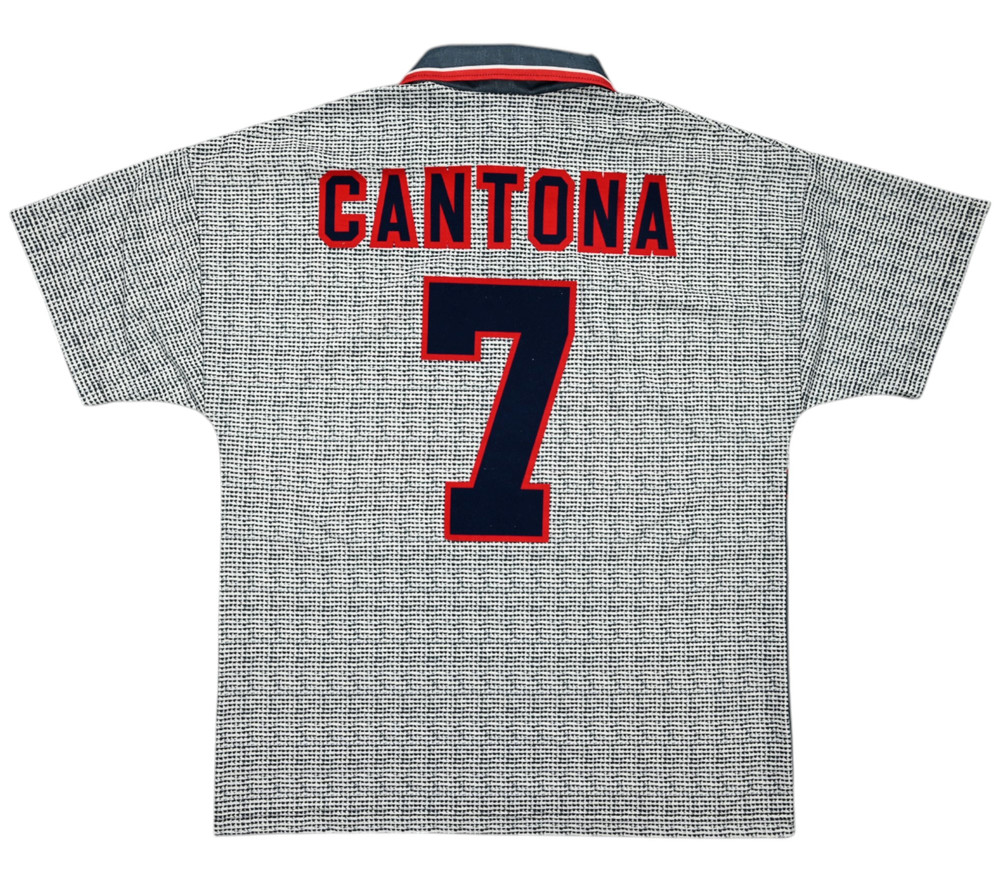 1995-96 MANCHESTER UNITED *CANTONA* SHIRT L